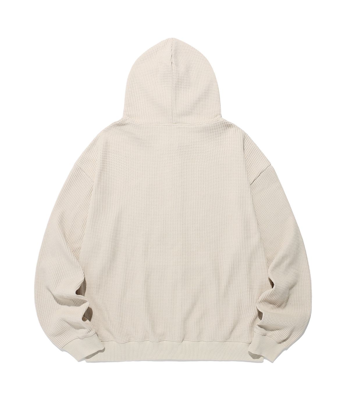 나이스고스트클럽(NICEGHOSTCLUB) THE GIRL GANG WAFFLE HOODIE ZIPUP_BEIGE(NG2FFUM482A)