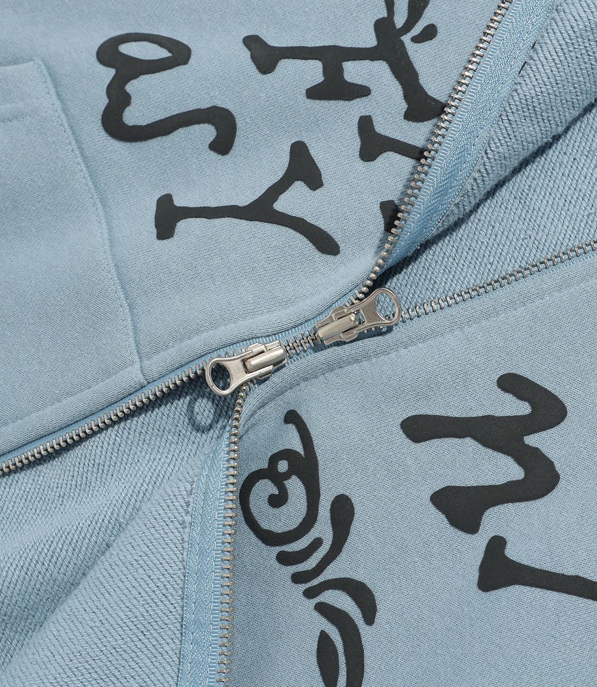 나이스고스트클럽(NICEGHOSTCLUB) DARK FANTASY HOODIE ZIP UP_SKYBLUE(NG2FFUM483A)