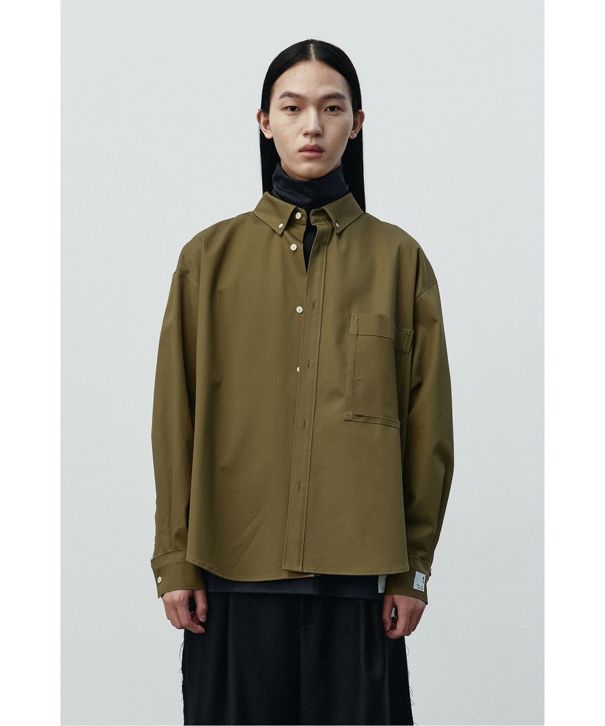 래코드(RECODE) Deconstructed Pocket Shirt RKSAA25612KHX
