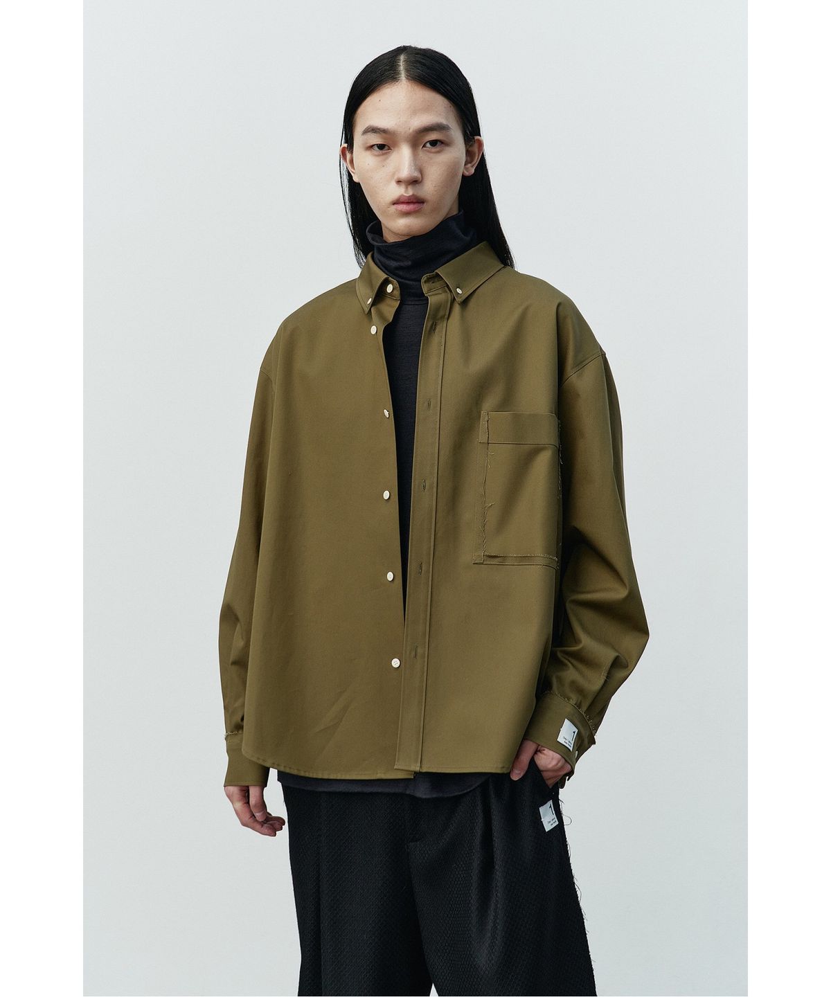 래코드(RECODE) Deconstructed Pocket Shirt RKSAA25612KHX