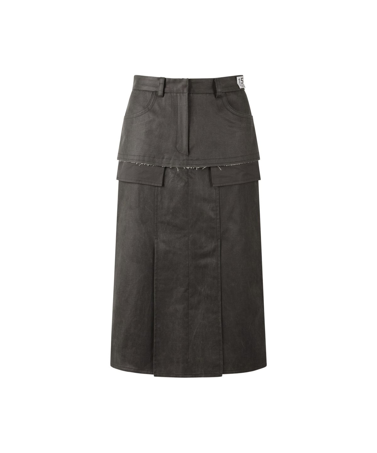 래코드(RECODE) Faux Leather Skirt RQKAA25547BRX