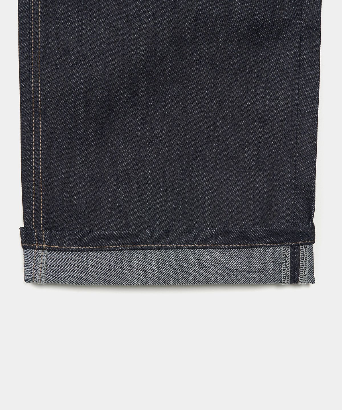 엑스컨테이너(EXCONTAINER) 세미 와이드 로우 데님 팬츠 (RAW INDIGO)