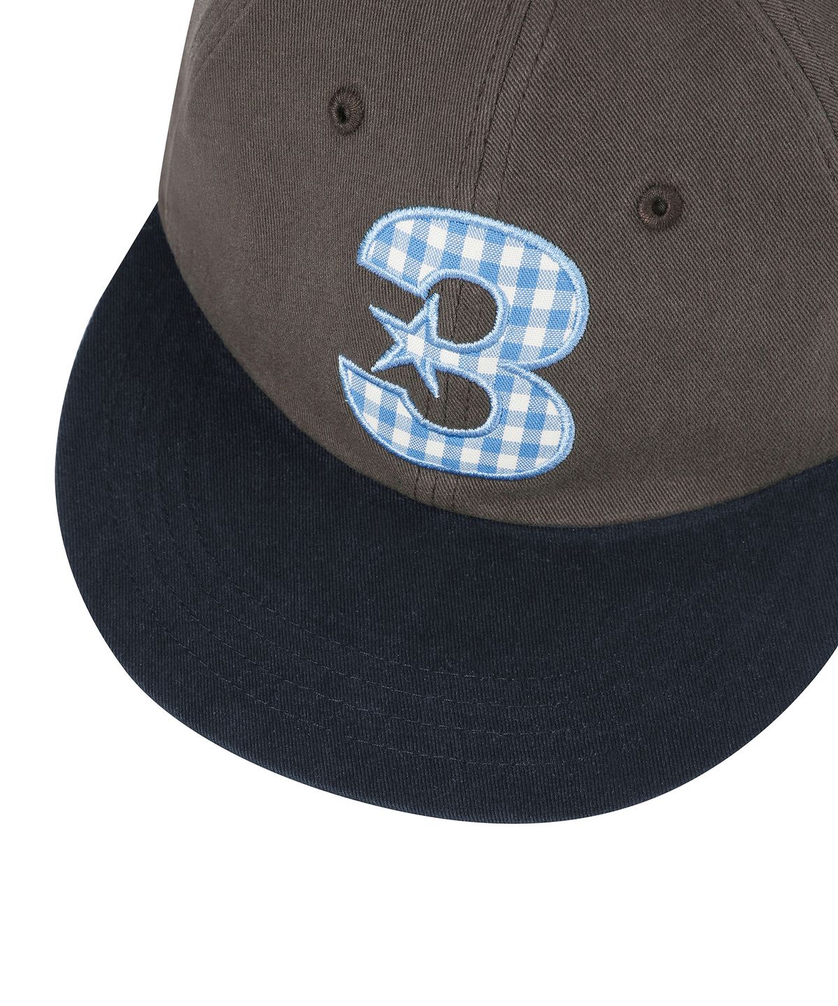 바우프(BAUF) 3 logo 캡 [브라운]