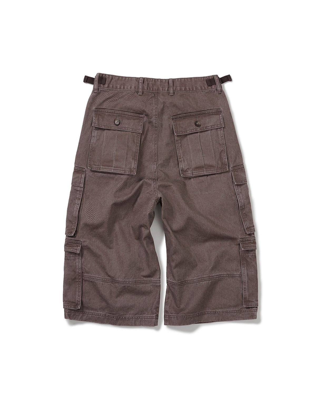 카락터(KARACTOR) Wanderer cargo bermuda pants / Redish brown
