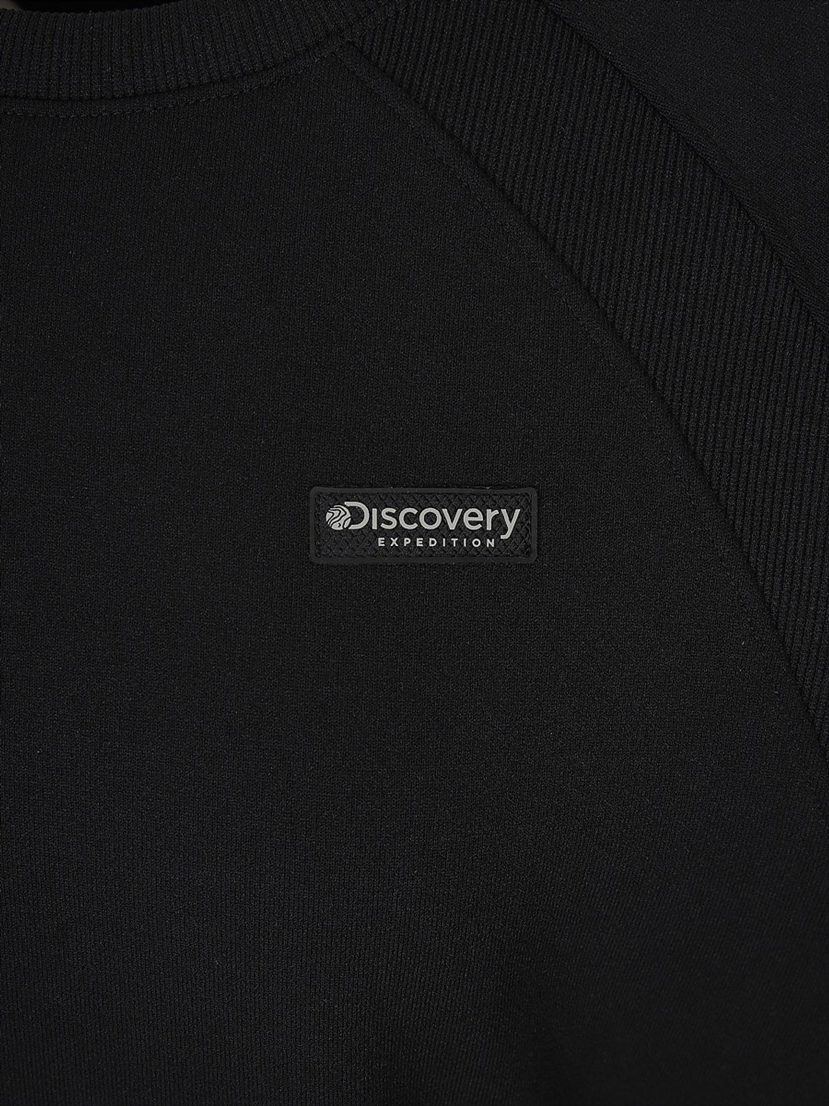 디스커버리 익스페디션(DISCOVERY EXPEDITION) 여성 세미크롭 맨투맨 (BLACK)