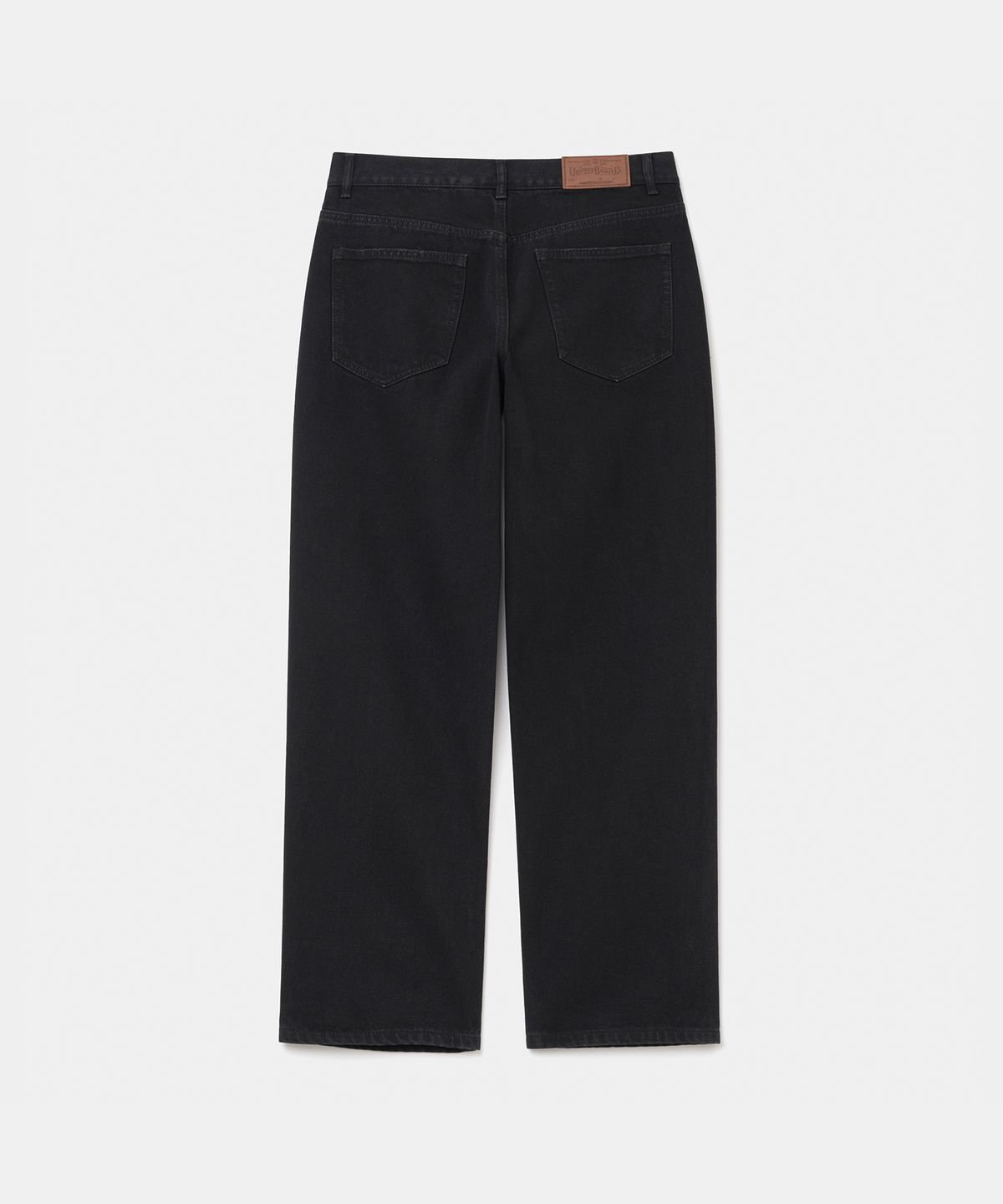 유니폼브릿지(UNIFORM BRIDGE) 003 denim pants slim fit 13oz black