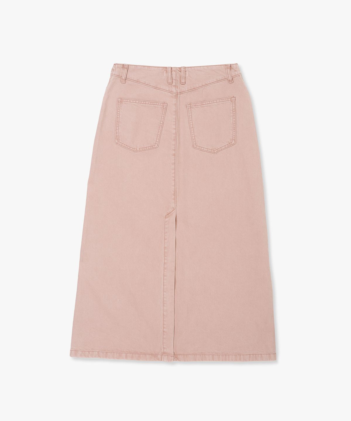 플랙 우먼(PLAC WOMEN) 커브드 맥시 데님 스커트_2colors