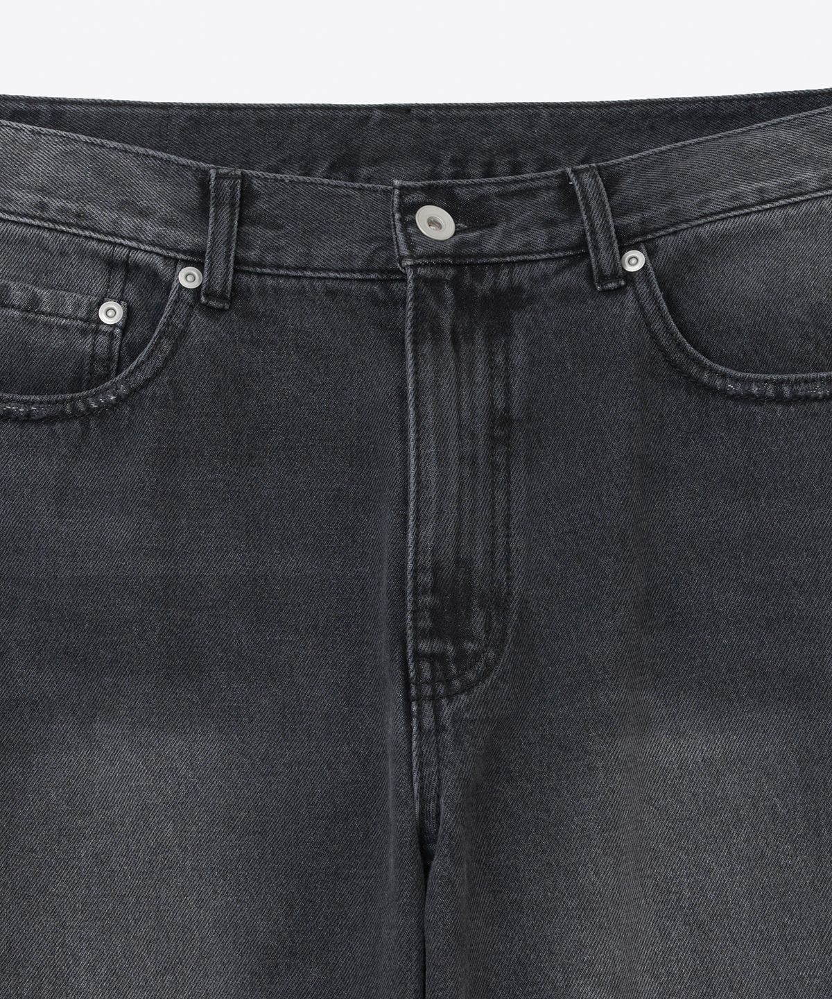유니폼브릿지(UNIFORM BRIDGE) 001 denim pants wide fit 12.5oz black