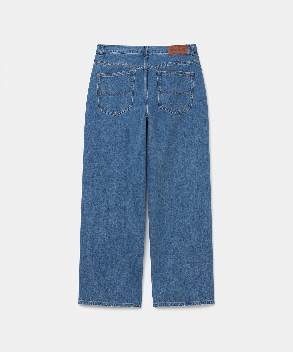 유니폼브릿지(UNIFORM BRIDGE) 001 denim pants wide fit 12.5oz indigo blue