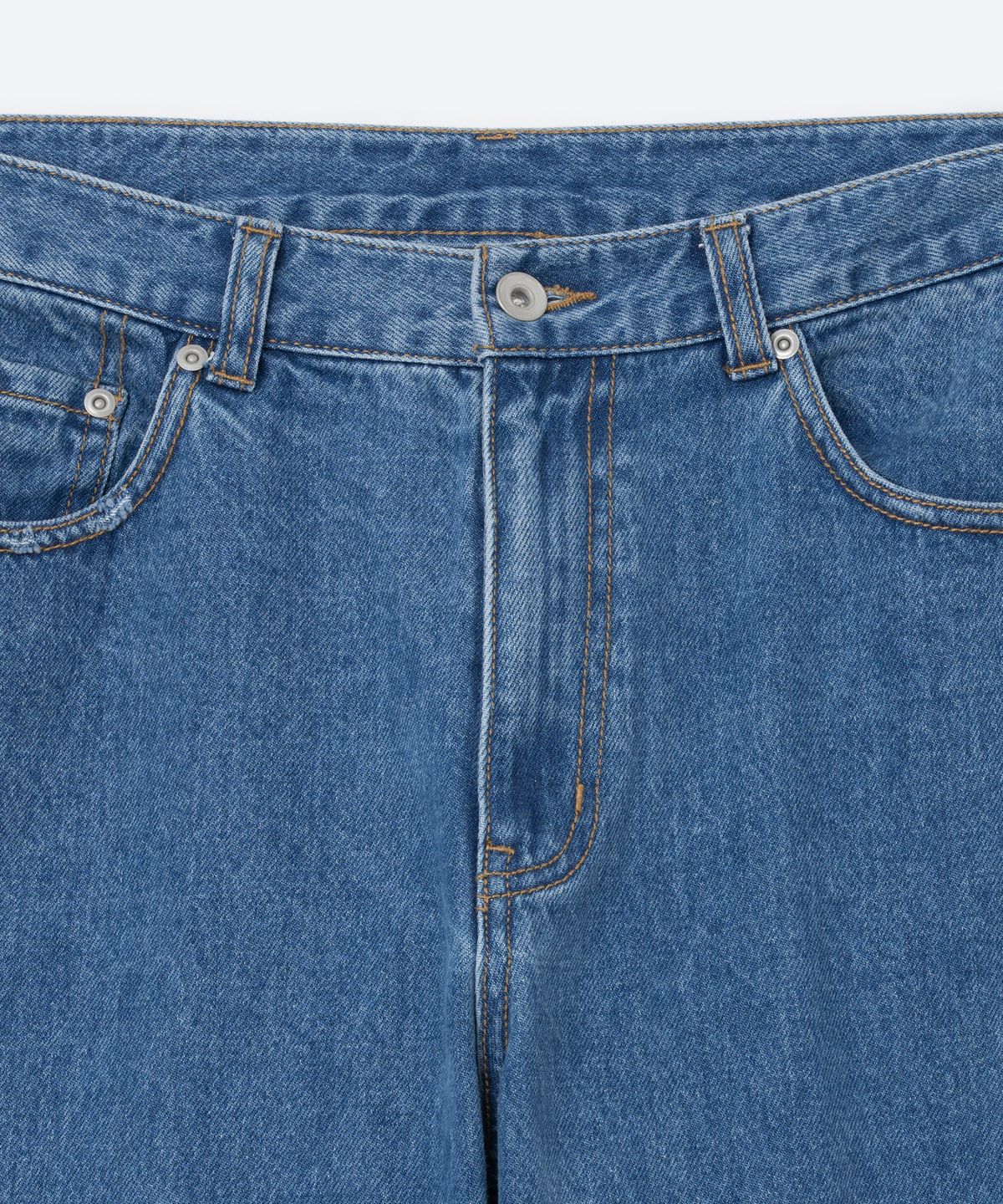 유니폼브릿지(UNIFORM BRIDGE) 001 denim pants wide fit 12.5oz indigo blue