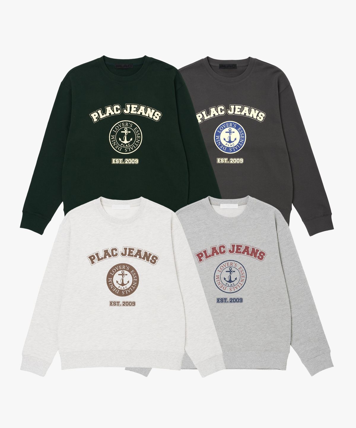 플랙 우먼(PLAC WOMEN) 플랙진 그래픽 스웨트셔츠_4colors