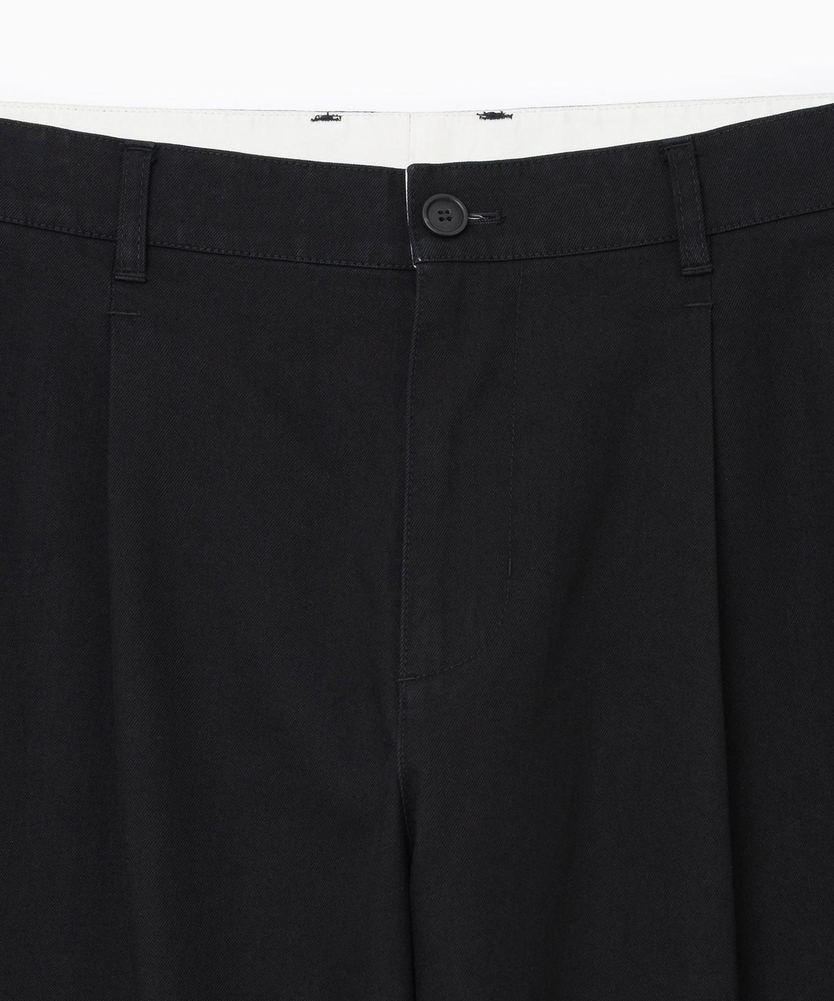 유니폼브릿지(UNIFORM BRIDGE) one tuck sports pants black