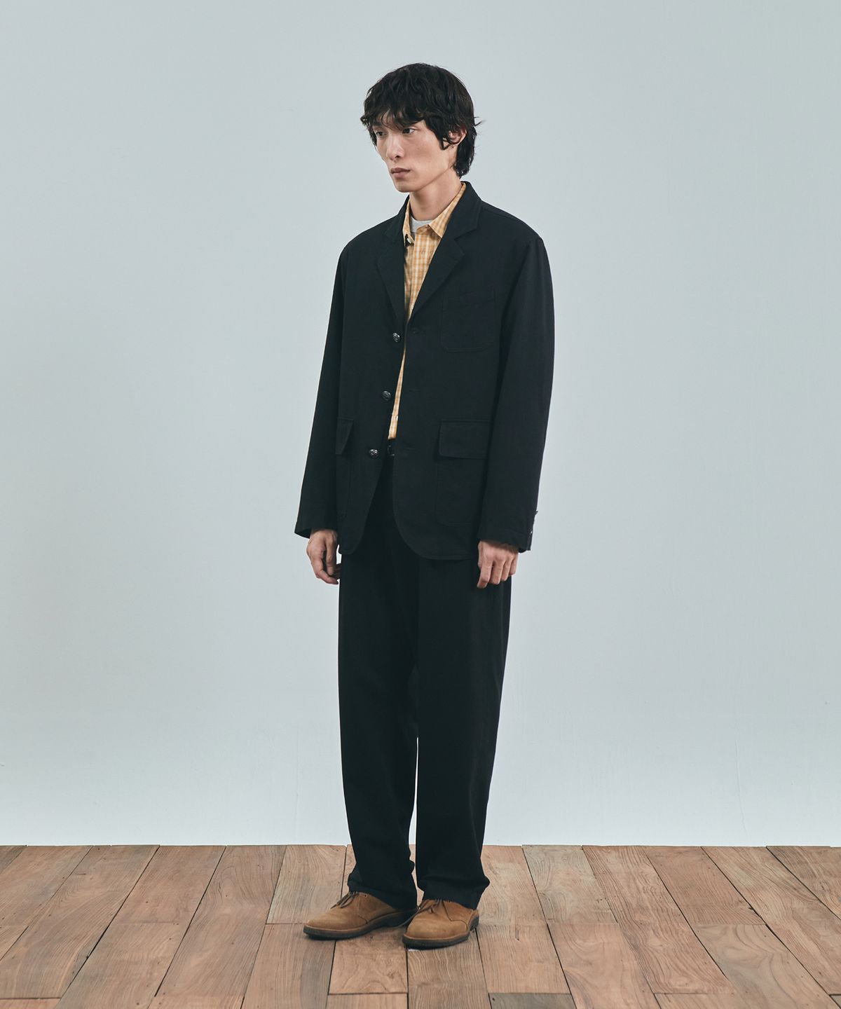 유니폼브릿지(UNIFORM BRIDGE) anchor button sports jacket black