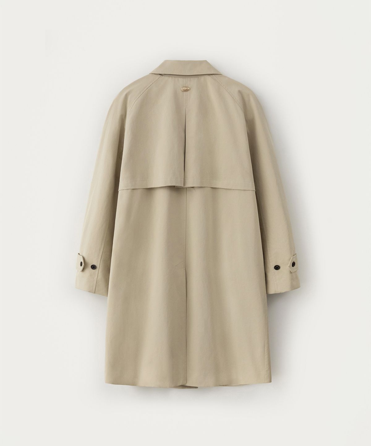 썸웨어버터(SOMEWHEREBUTTER) Mode Trench Coat - Beige