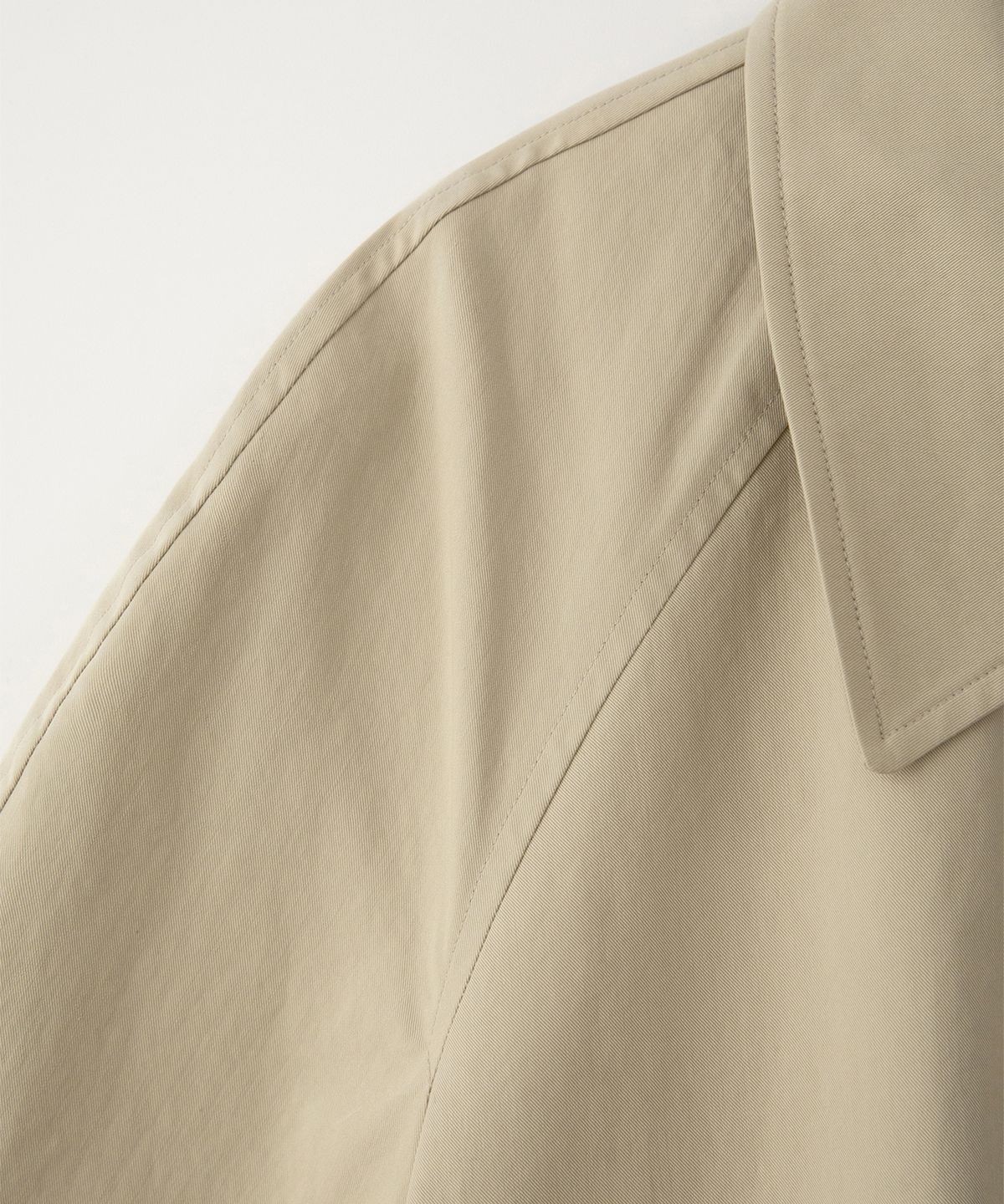 썸웨어버터(SOMEWHEREBUTTER) Mode Trench Coat - Beige