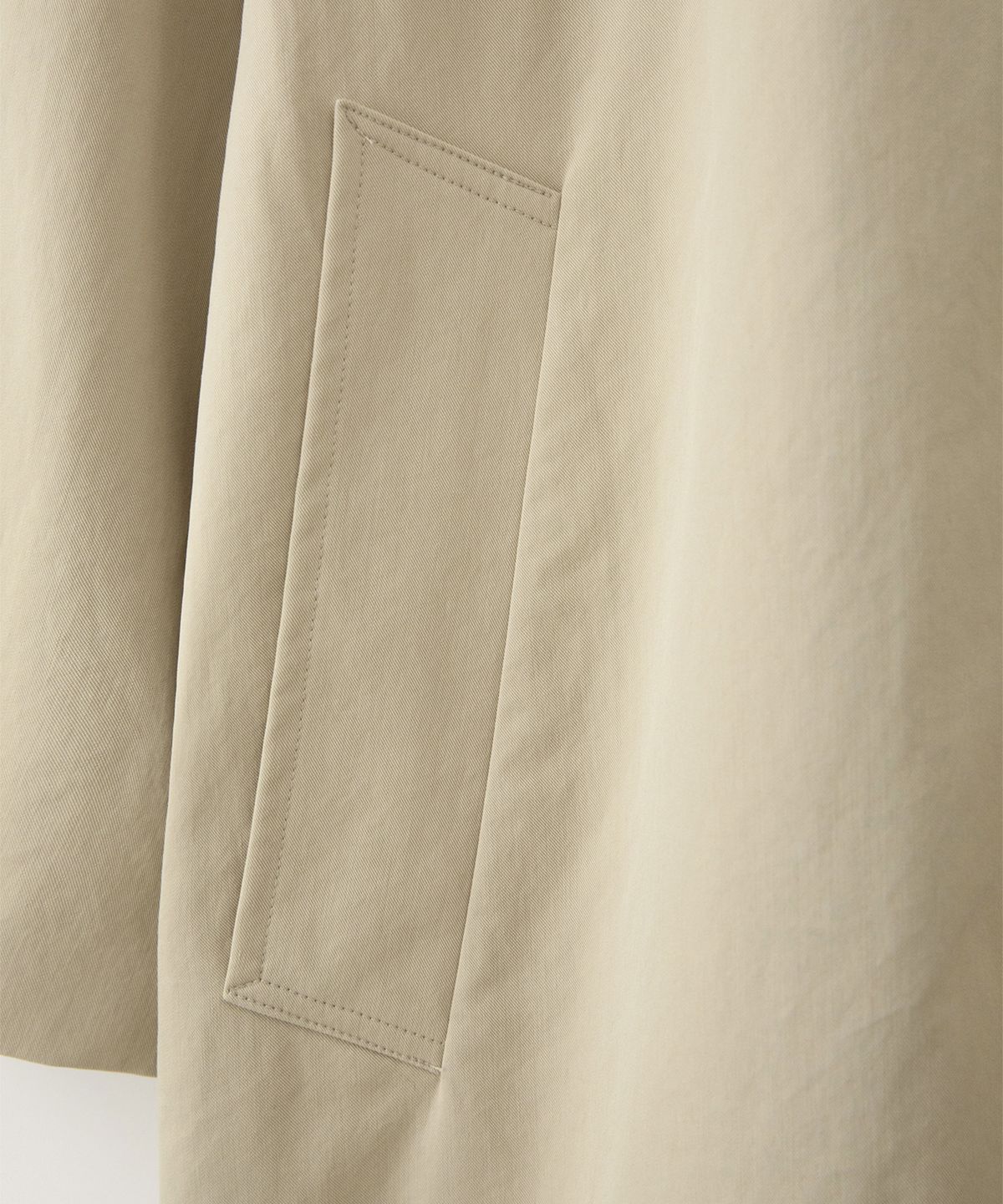 썸웨어버터(SOMEWHEREBUTTER) Mode Trench Coat - Beige