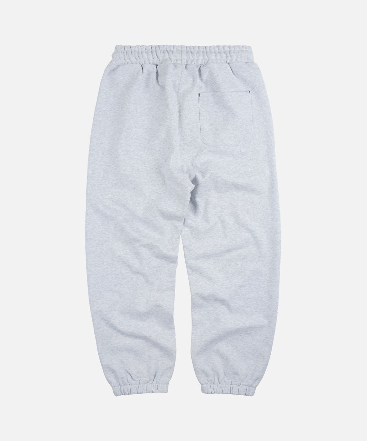 프리즘웍스(FRIZMWORKS) COVER STITCH SWEAT PANTS _ WHITE MELANGE