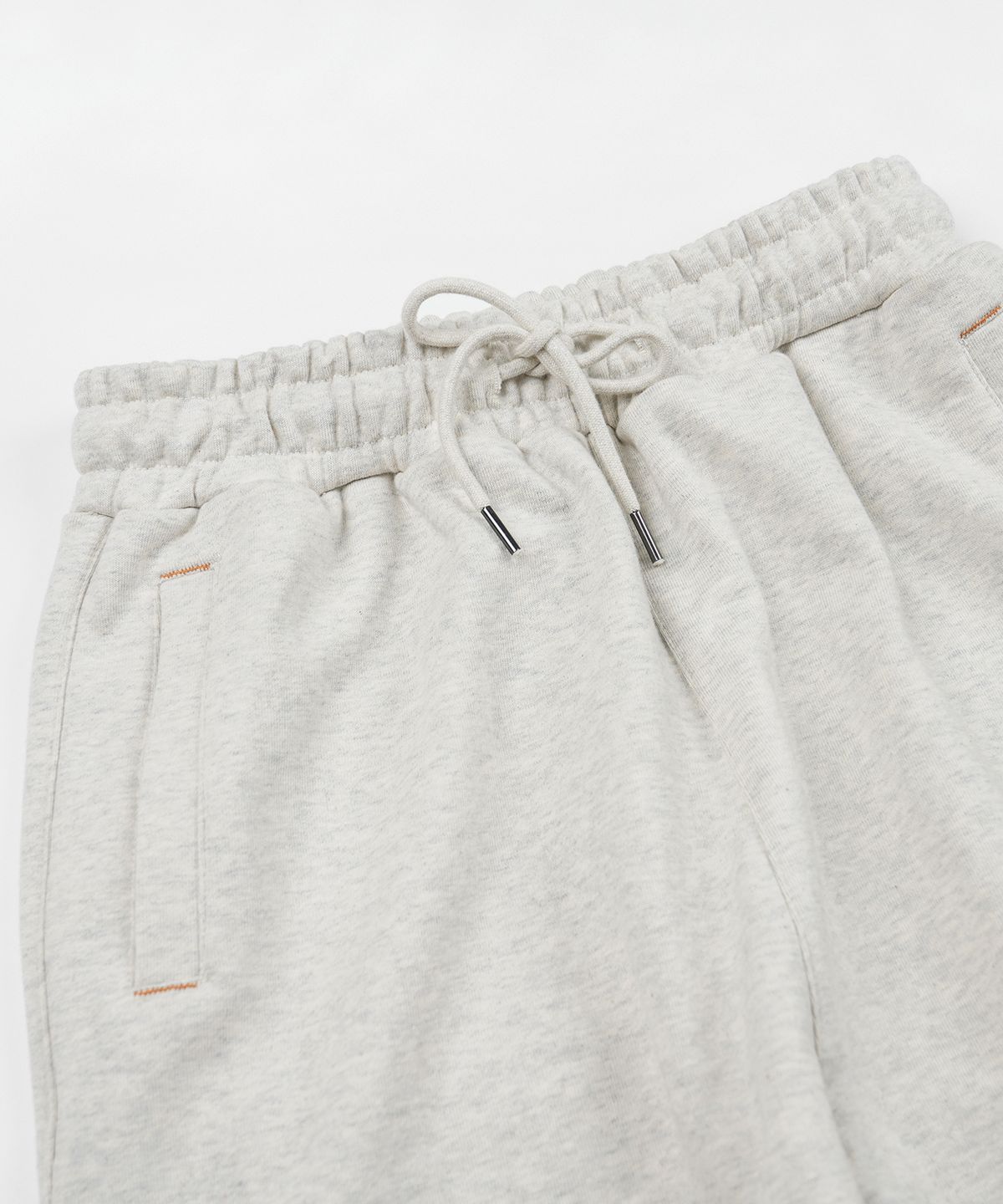 프리즘웍스(FRIZMWORKS) COVER STITCH SWEAT PANTS _ OATMEAL