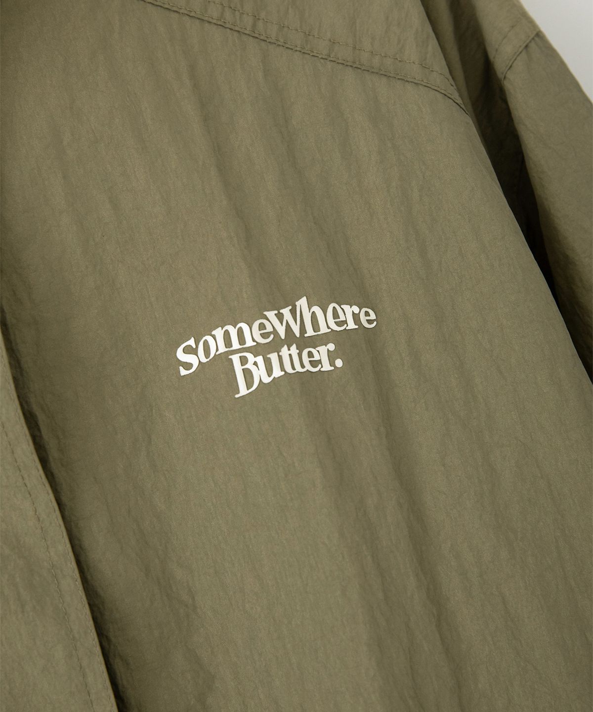 썸웨어버터(SOMEWHEREBUTTER) Vintage Wind Blouson - Khaki