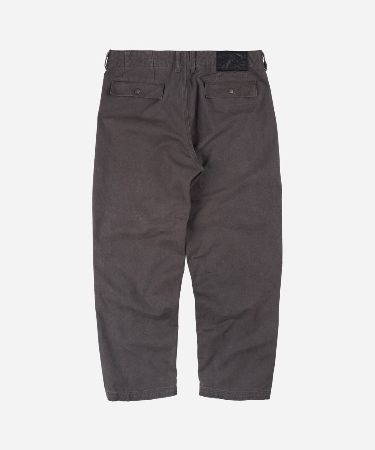 프리즘웍스(FRIZMWORKS) HEAVY CANVAS DESTROYED DOUBLE KNEE PANTS _ MUD