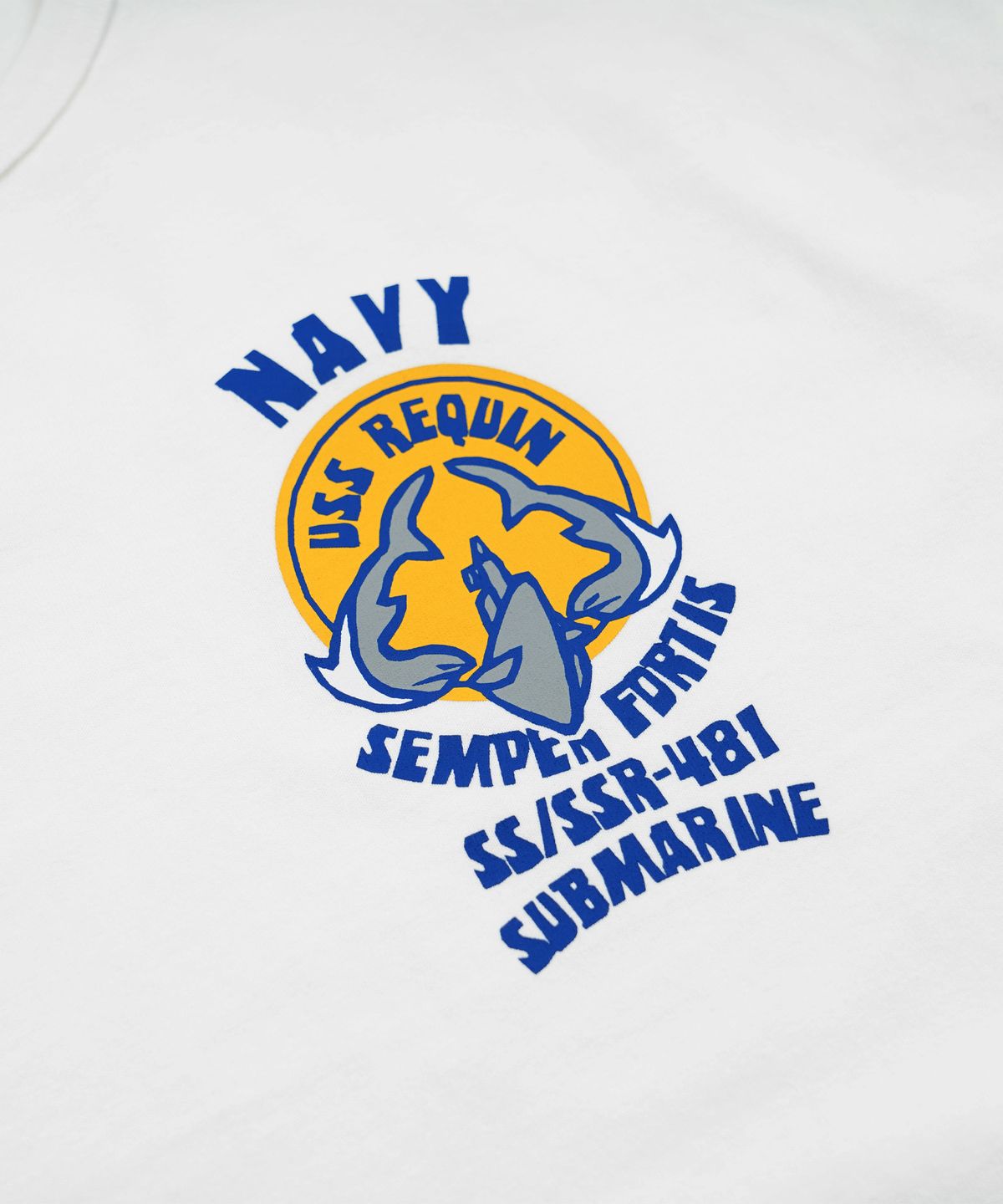 프리즘웍스(FRIZMWORKS) USS REQUIN L/S TEE _ WHITE