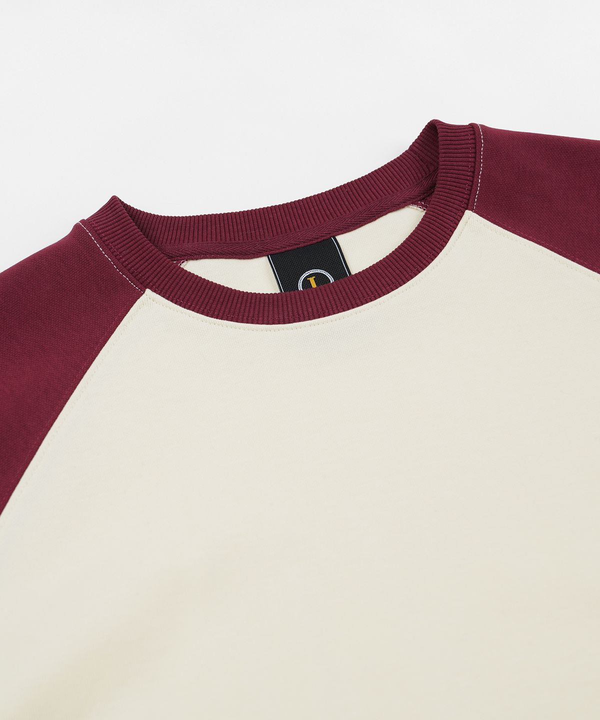 프리즘웍스(FRIZMWORKS) RAGLAN LONG SLEEVE TEE 002 _ BURGUNDY
