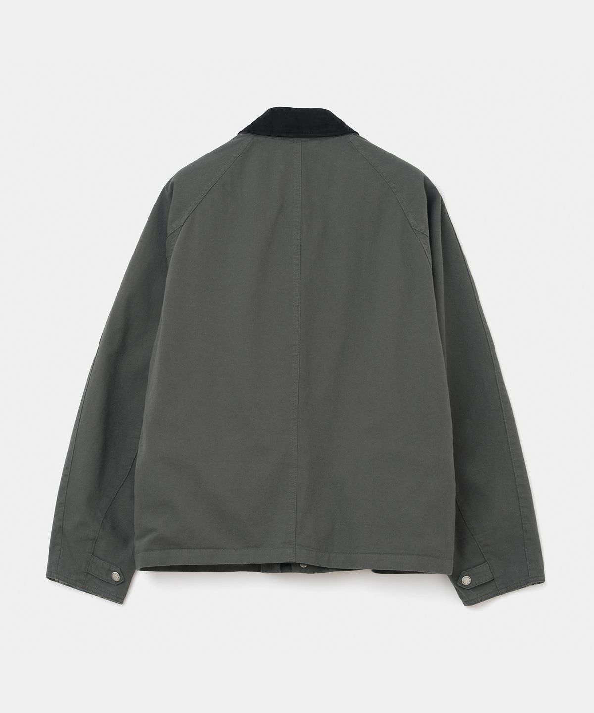 유니폼브릿지(UNIFORM BRIDGE) washed short hunting jacket charcoal