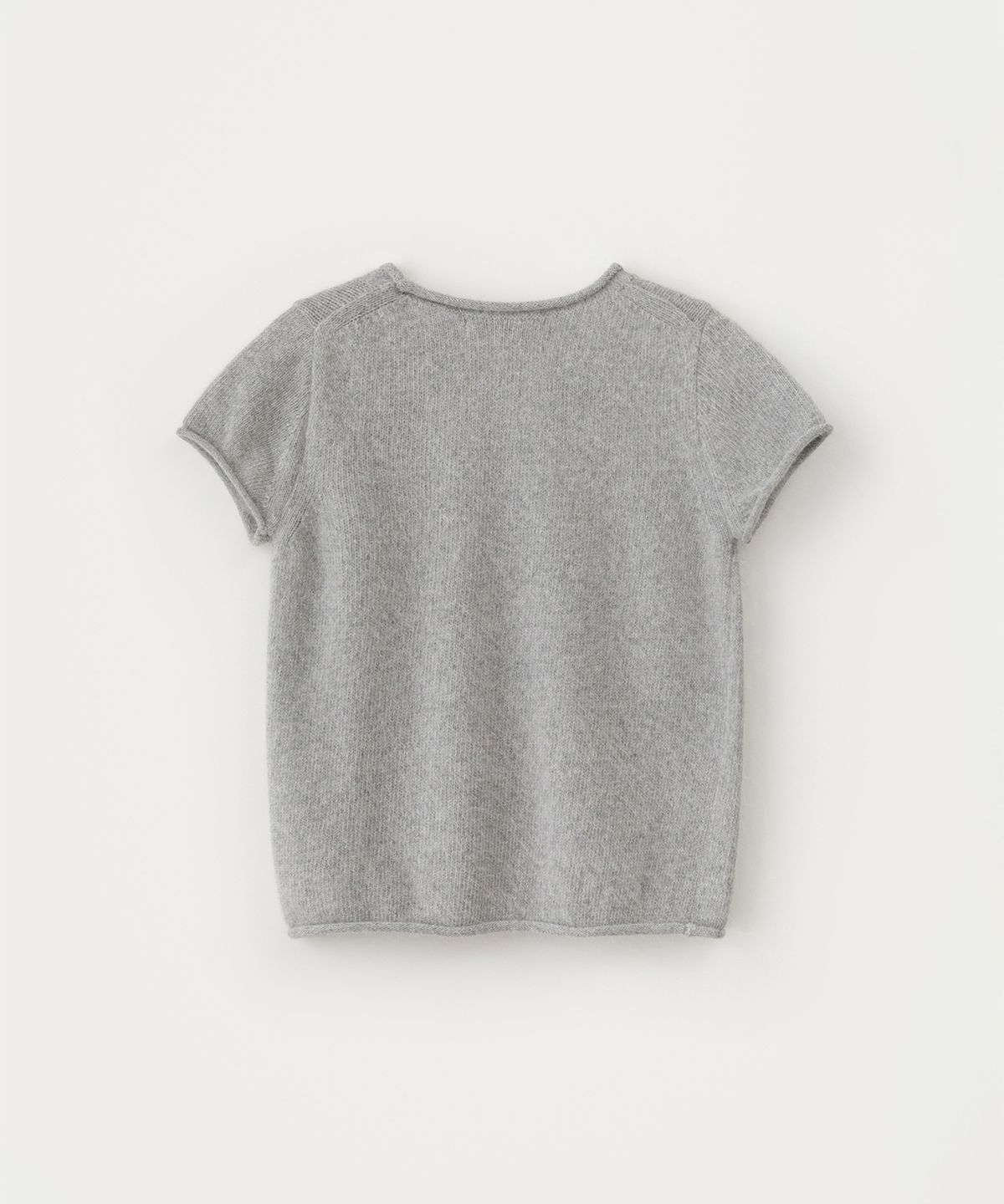썸웨어버터(SOMEWHEREBUTTER) Angora Half Knit - Light Grey