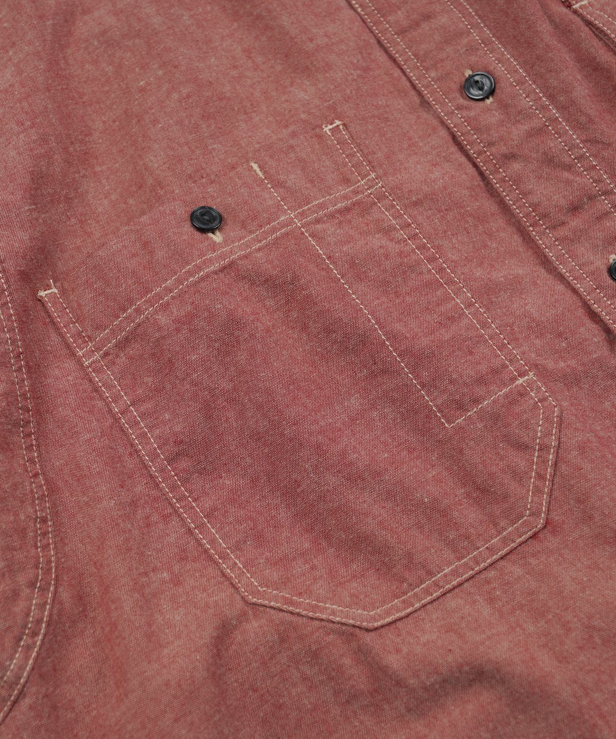 프리즘웍스(FRIZMWORKS) 1920S CHAMBRAY WORK SHIRT _ RED