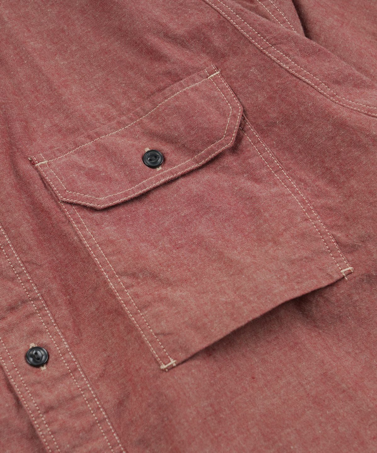 프리즘웍스(FRIZMWORKS) 1920S CHAMBRAY WORK SHIRT _ RED