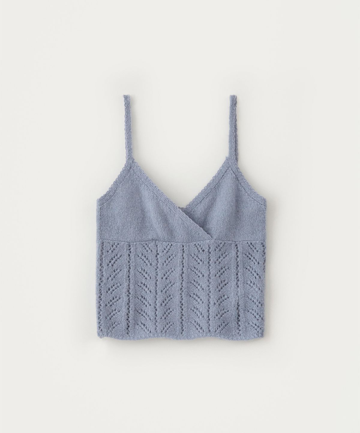 썸웨어버터(SOMEWHEREBUTTER) Blush Frill Cardigan Set - Light Blue