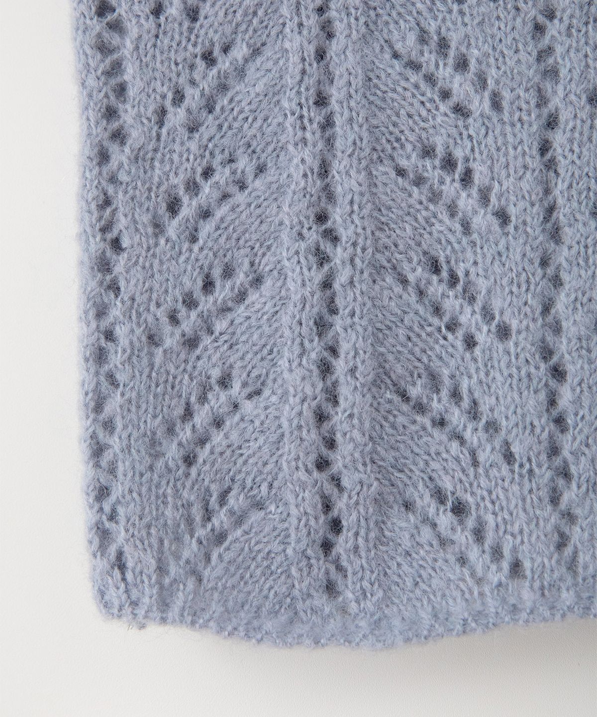 썸웨어버터(SOMEWHEREBUTTER) Blush Frill Cardigan Set - Light Blue