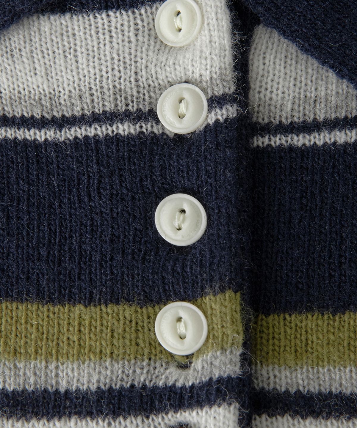썸웨어버터(SOMEWHEREBUTTER) Cope Stripe Knit - Navy