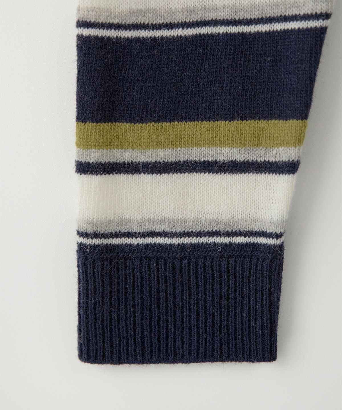 썸웨어버터(SOMEWHEREBUTTER) Cope Stripe Knit - Navy