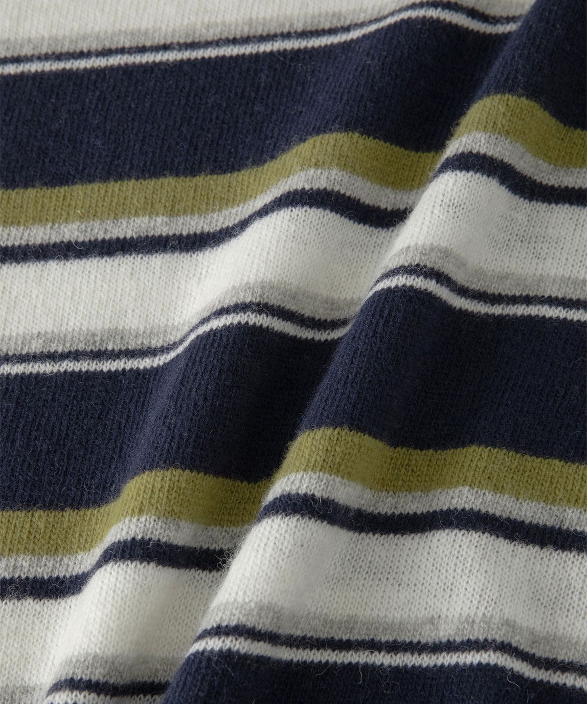 썸웨어버터(SOMEWHEREBUTTER) Cope Stripe Knit - Navy