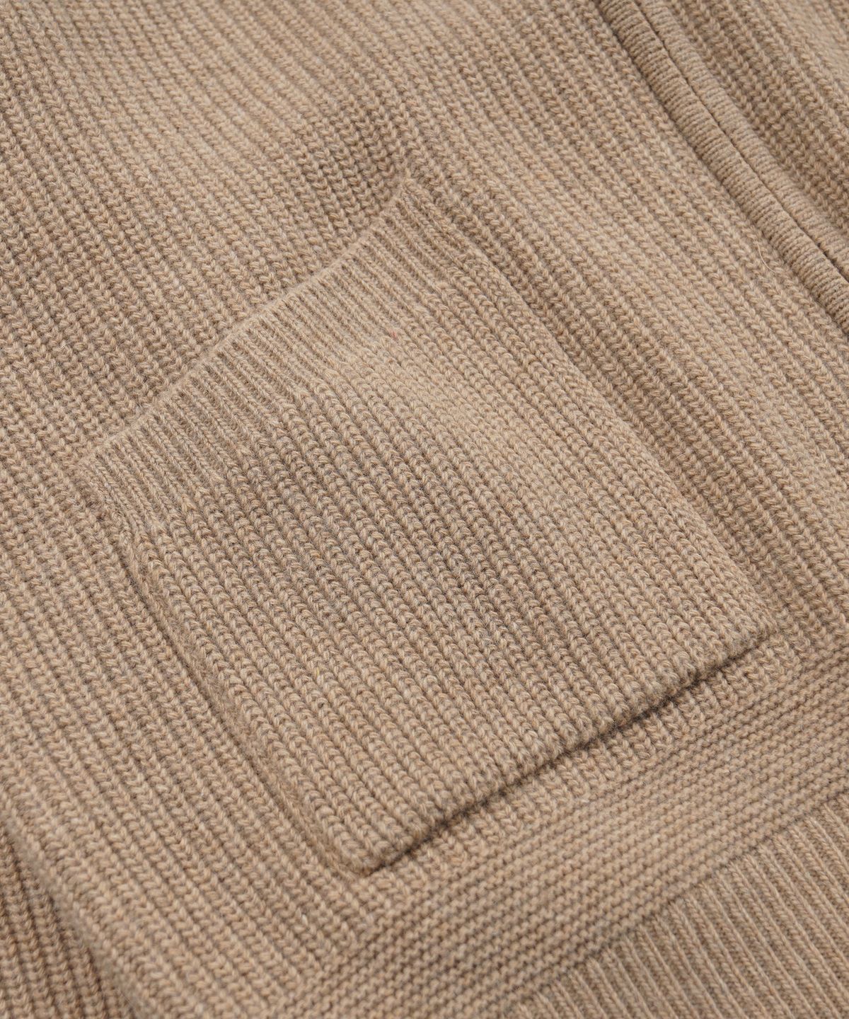 프리즘웍스(FRIZMWORKS) WOOL DECK ZIP UP CARDIGAN _ OATMEAL