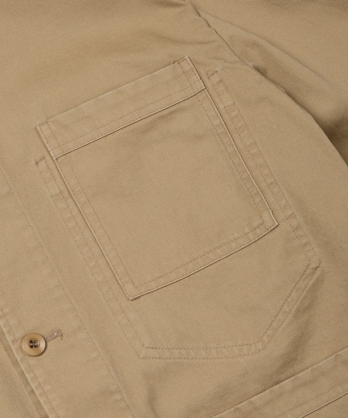 프리즘웍스(FRIZMWORKS) COMBINE CHORE JACKET _ BEIGE