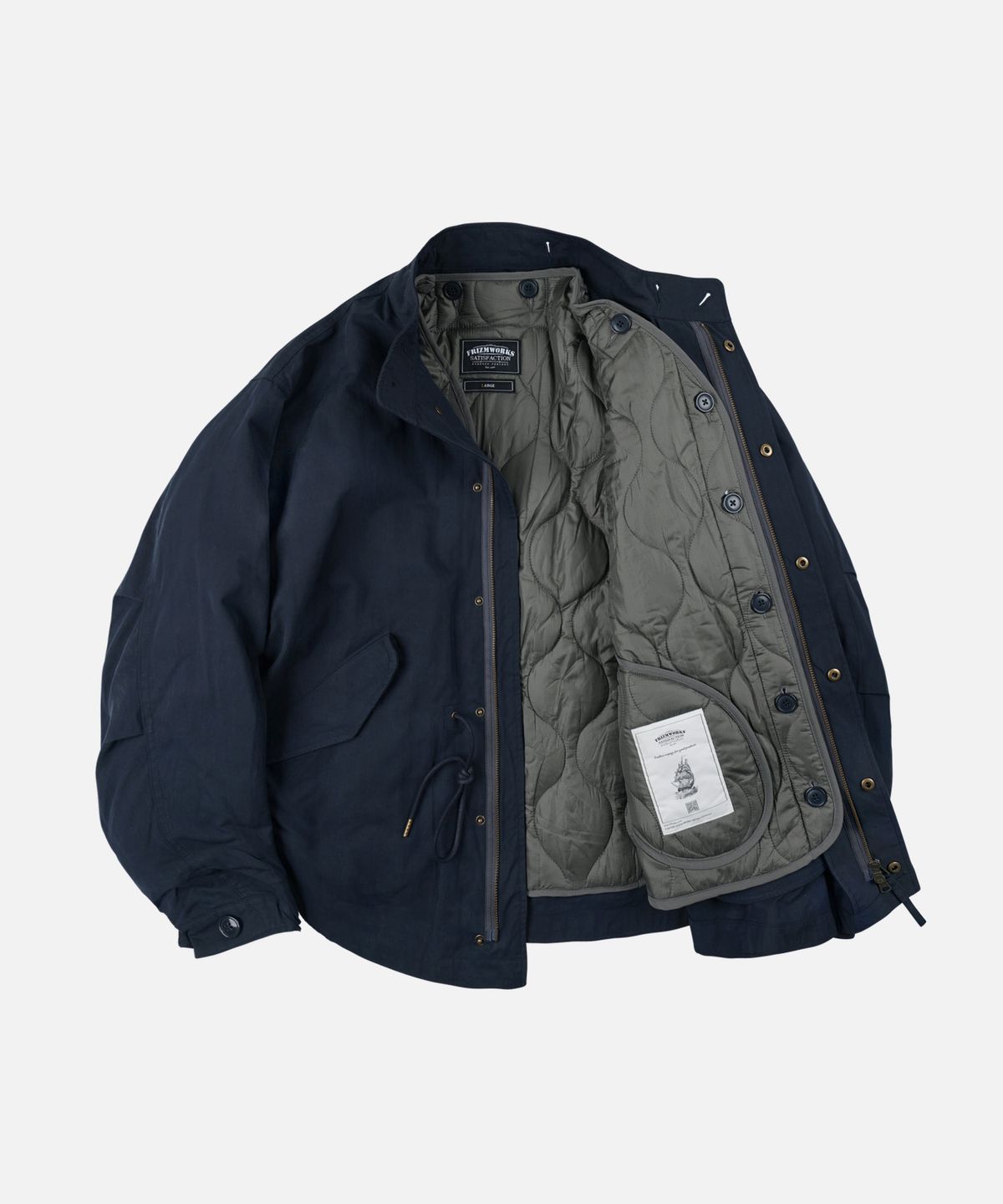 프리즘웍스(FRIZMWORKS) OSCAR FISHTAIL JACKET 003 _ NAVY