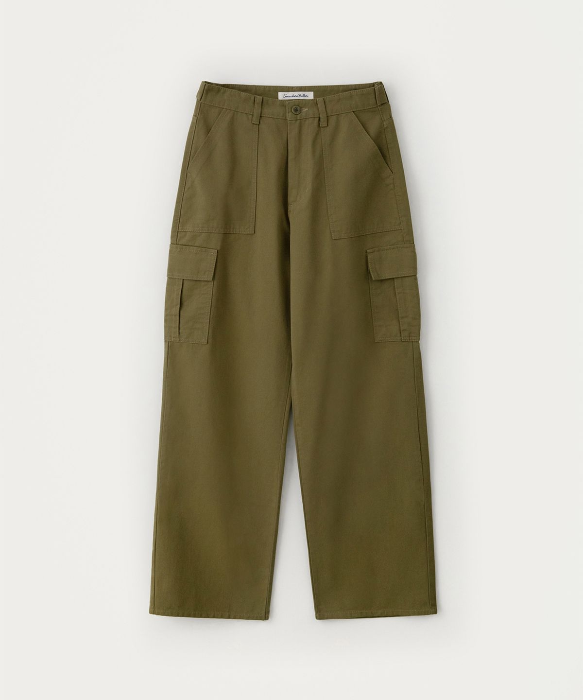 썸웨어버터(SOMEWHEREBUTTER) Jeep Wide Cargo Pants - Khaki