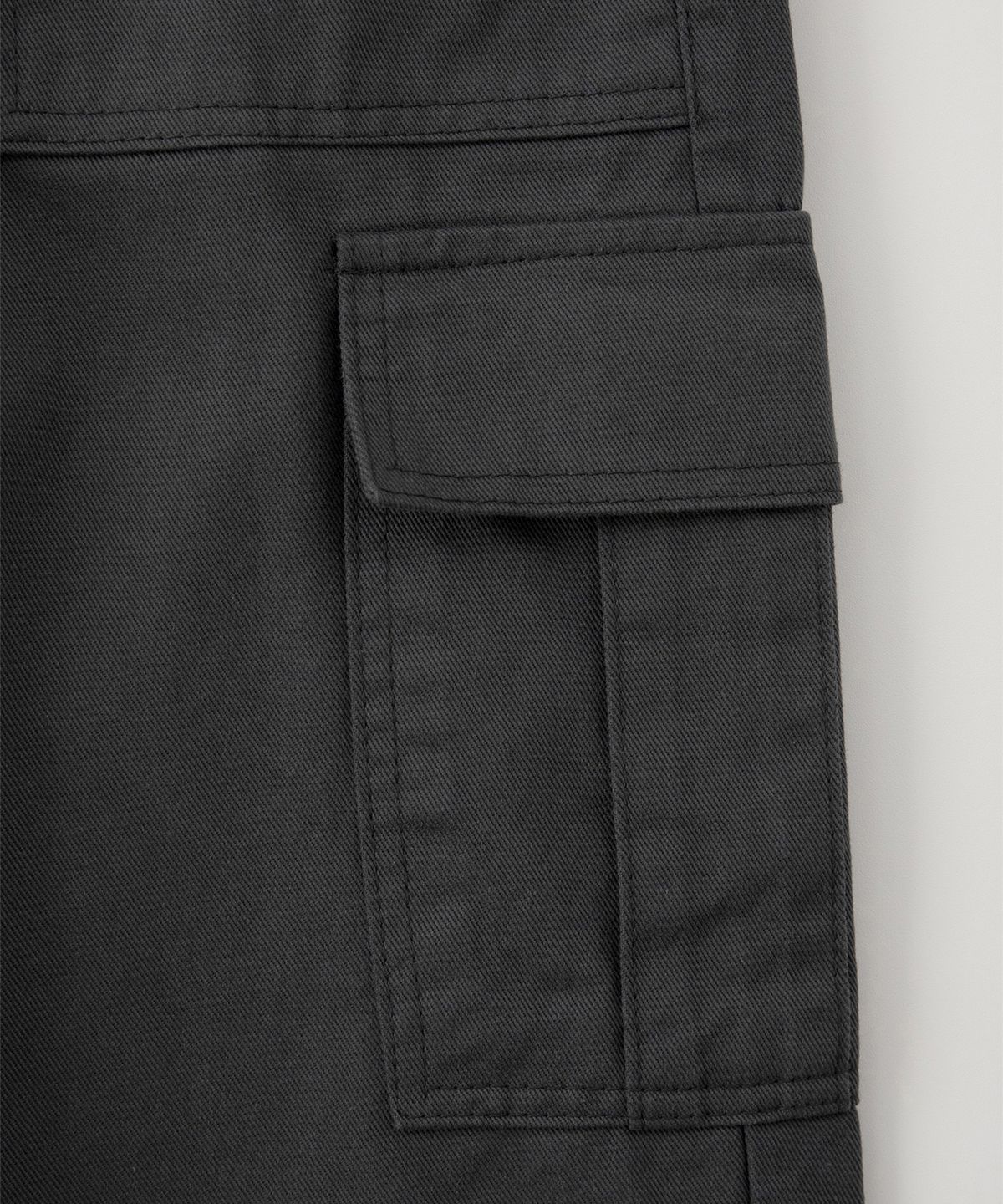 썸웨어버터(SOMEWHEREBUTTER) Jeep Wide Cargo Pants - Charcoal