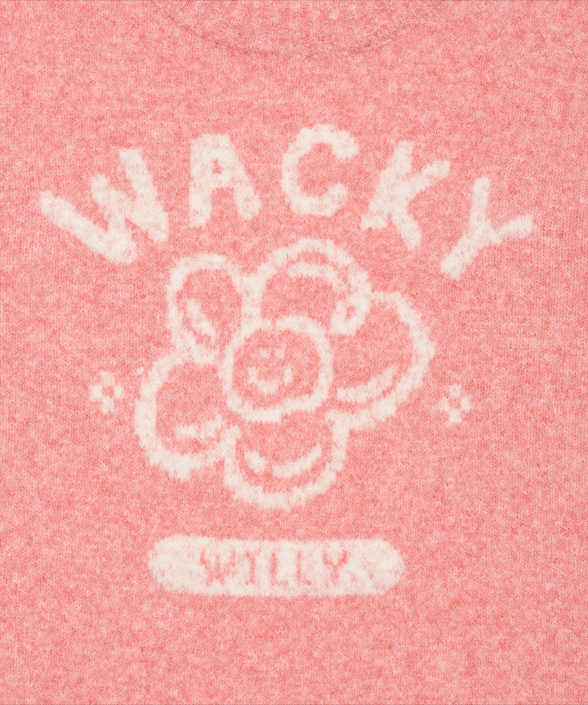 와키윌리(WACKY WILLY) 우먼스 빅릴리 그래픽 풀오버 핑크