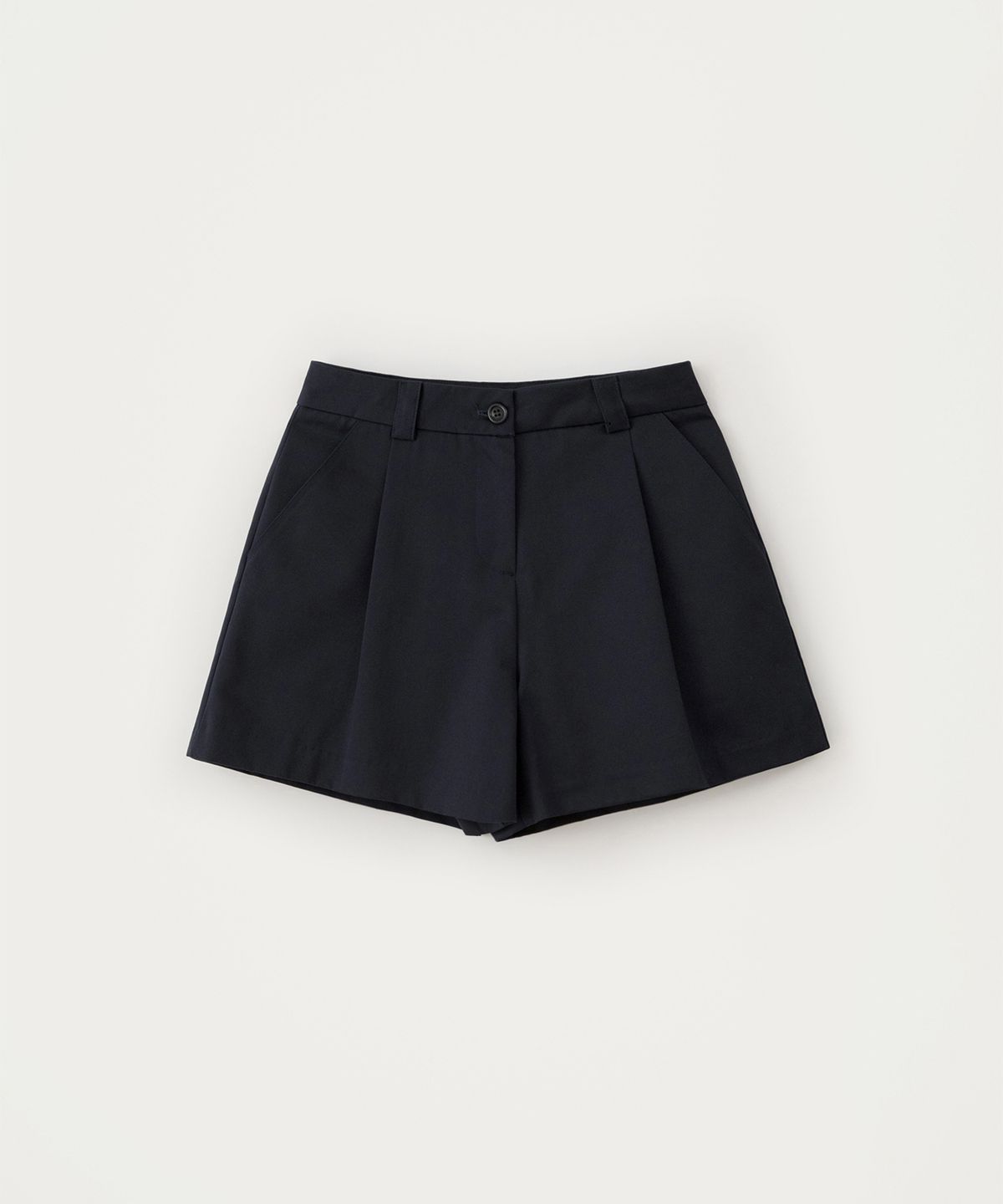 썸웨어버터(SOMEWHEREBUTTER) Dave Cotton Short Pants - Navy