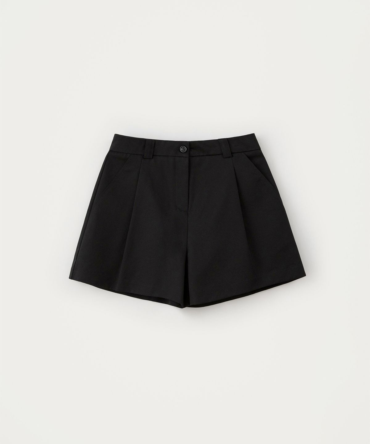 썸웨어버터(SOMEWHEREBUTTER) Dave Cotton Short Pants - Black