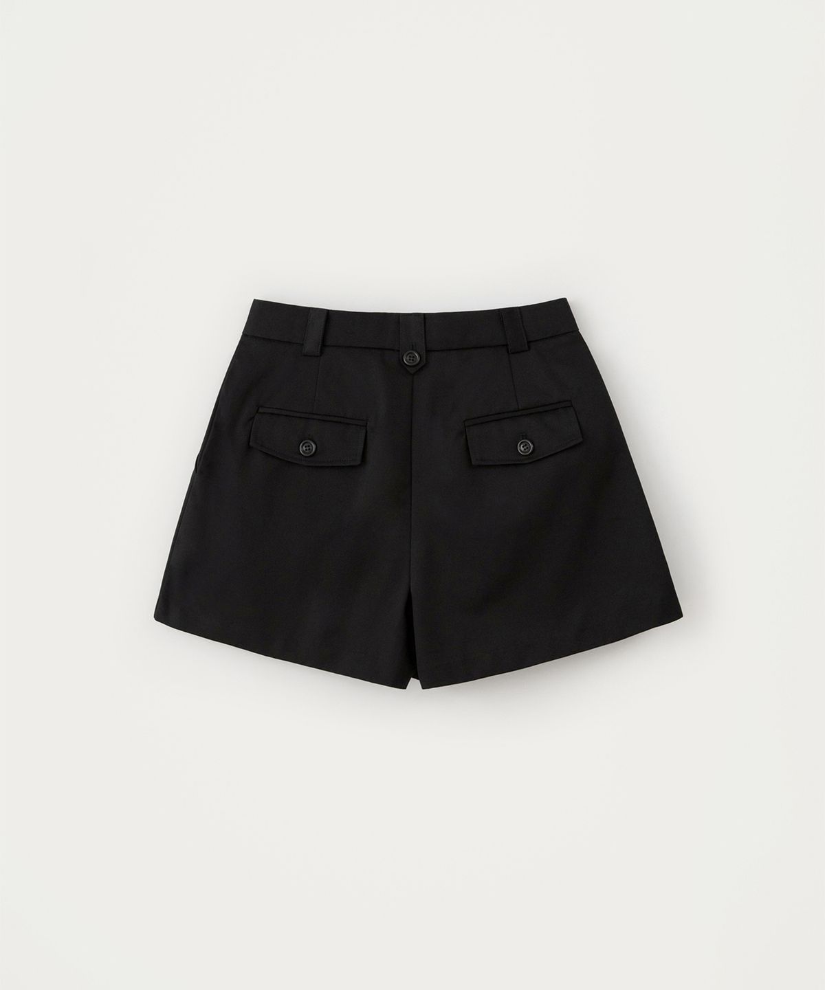 썸웨어버터(SOMEWHEREBUTTER) Dave Cotton Short Pants - Black