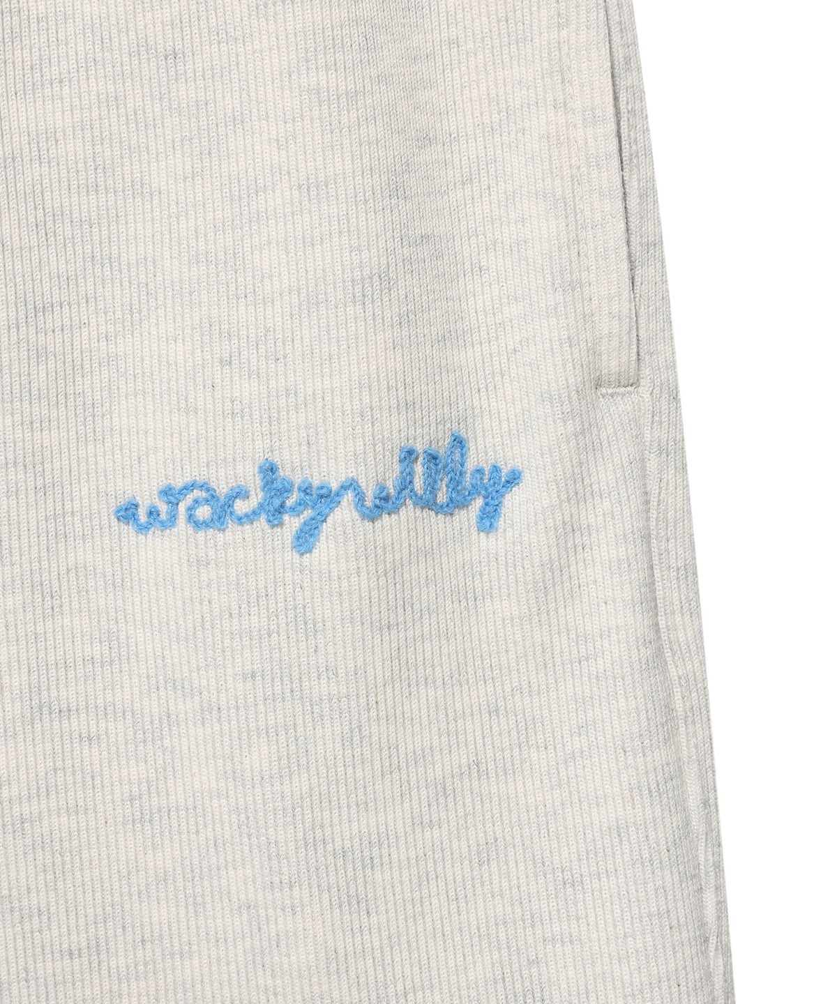 와키윌리(WACKY WILLY) 우먼스 와이드핏 카고 니트라이크 팬츠 오트밀