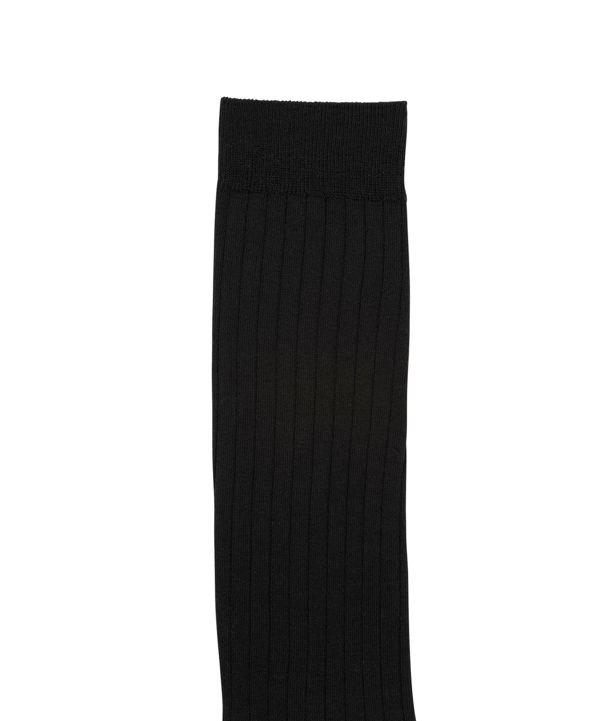 오헤시오(OHESHIO) STRIPED RIB SOCKS, BLACK