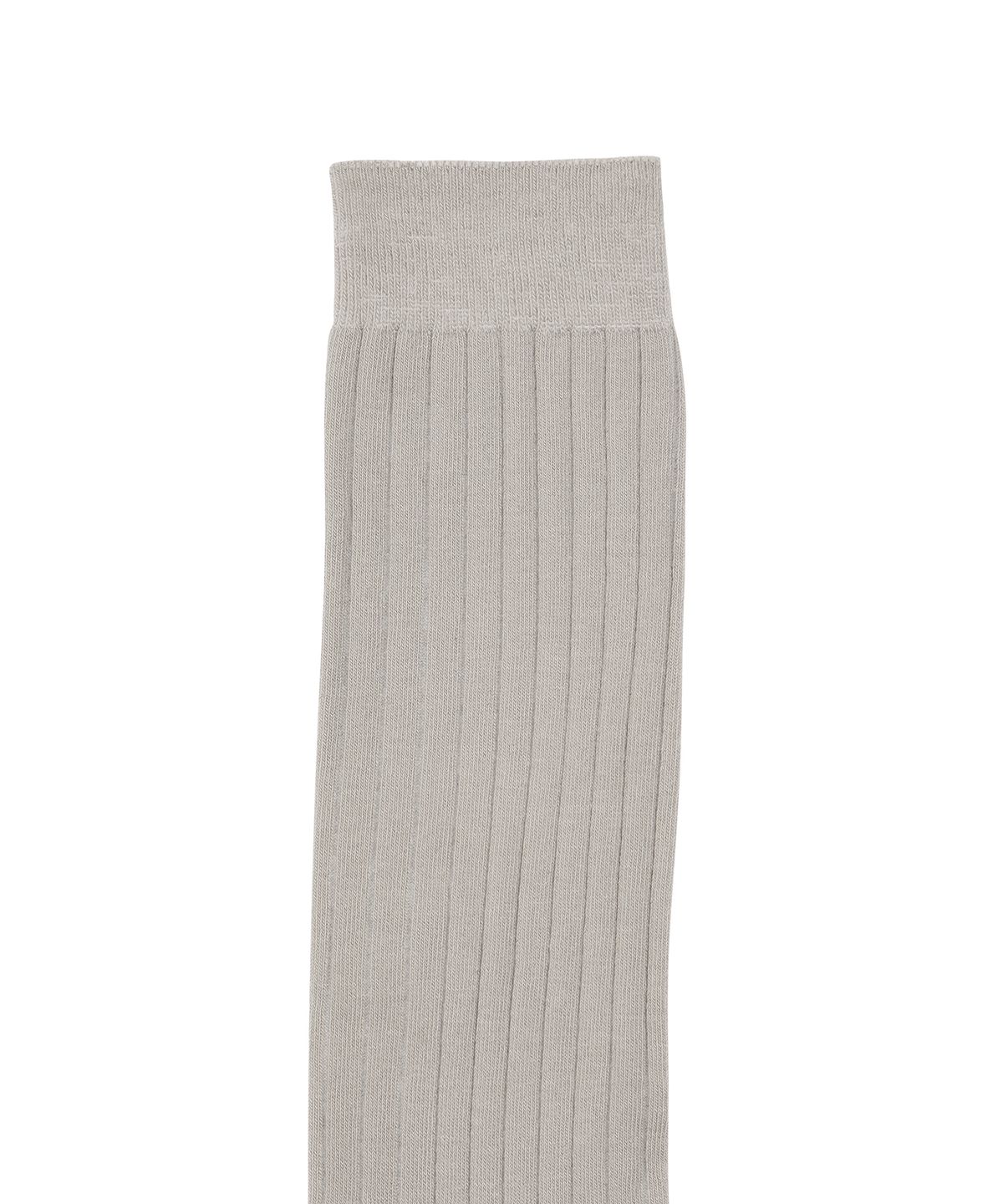 오헤시오(OHESHIO) STRIPED RIB SOCKS, GRAY