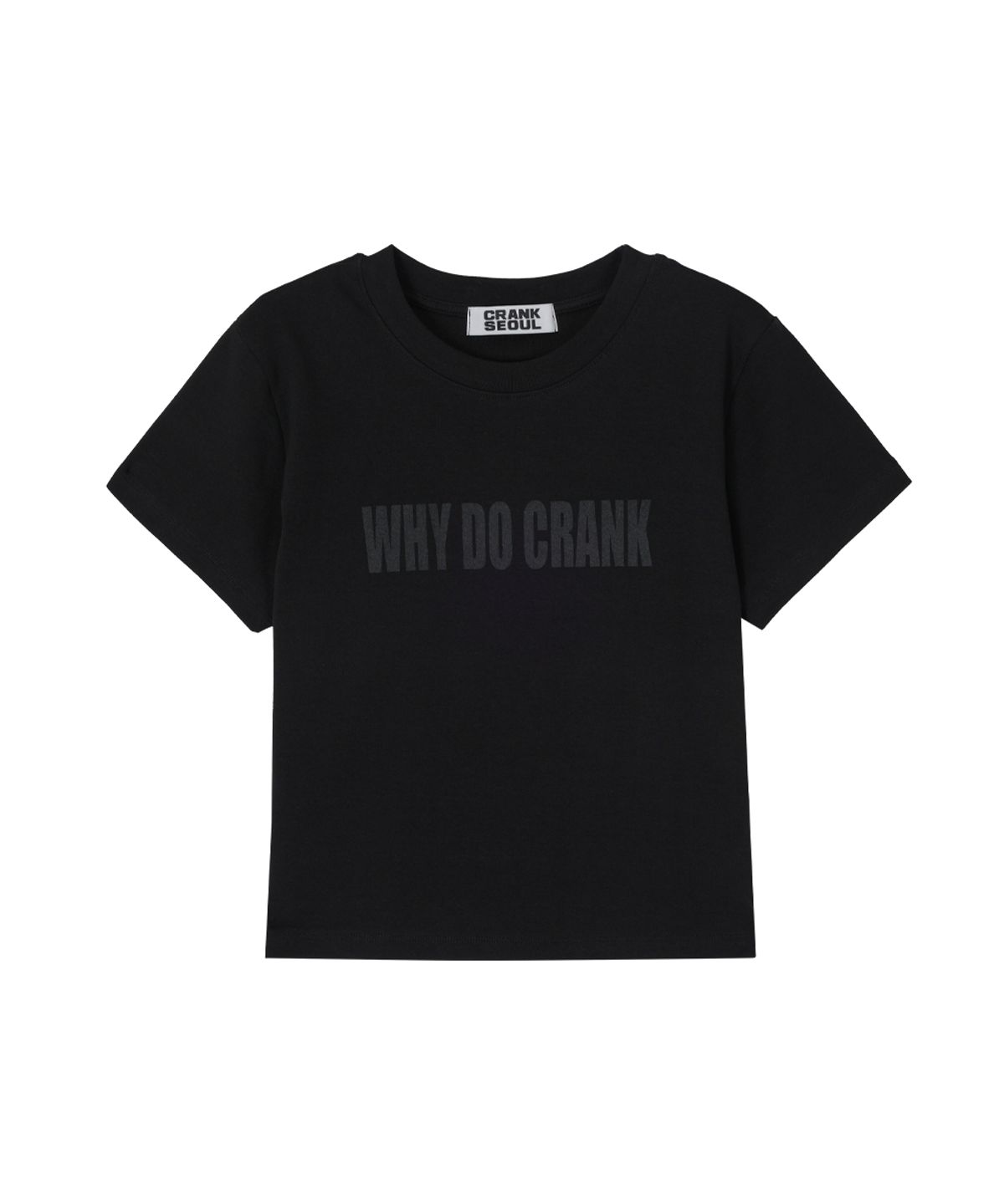 크랭크(CRANK) 와이 두 크랭크 티_블랙