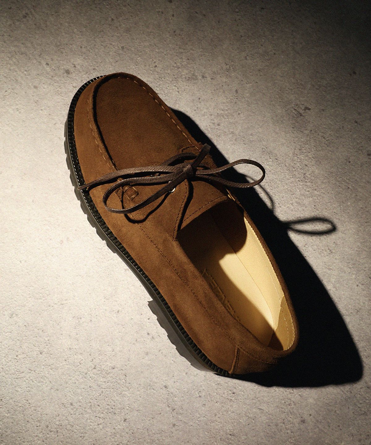 피렌체 아뜨리에(FIRENZE ATELIER) [비브람] 스탠다드 캐주얼솔 보트슈즈 5099 [DARK BROWN SUEDE]