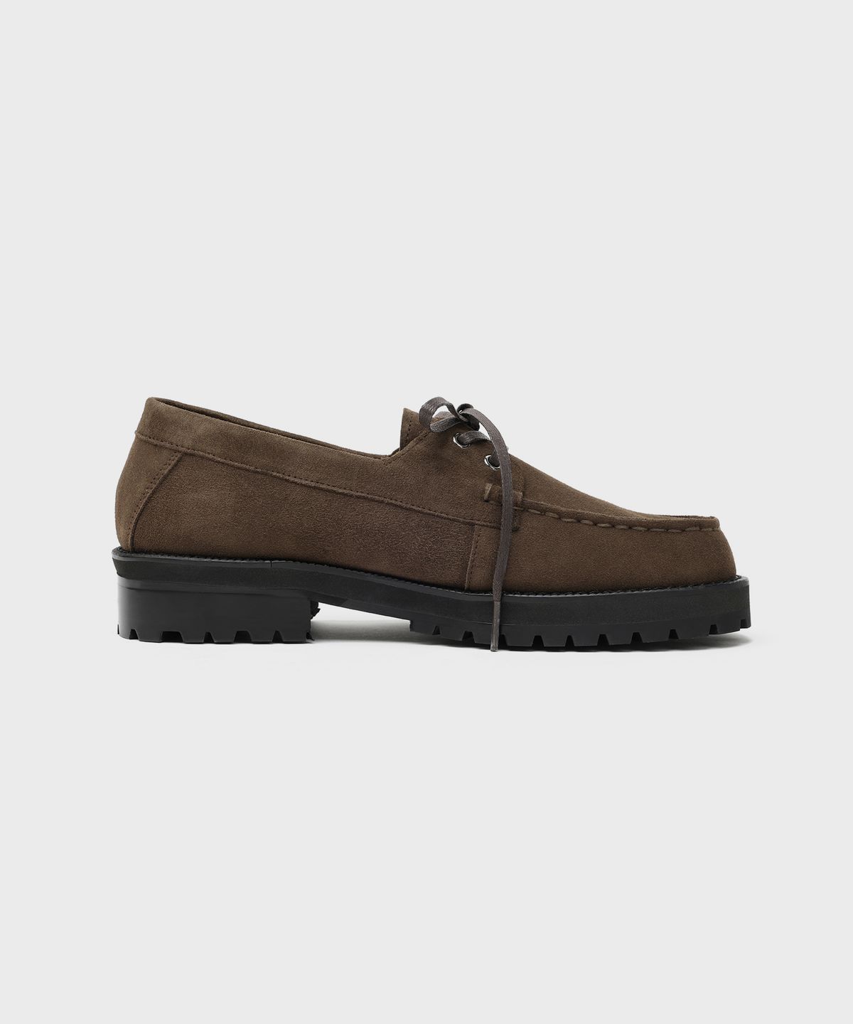 피렌체 아뜨리에(FIRENZE ATELIER) [비브람] 스탠다드 캐주얼솔 보트슈즈 5099 [DARK BROWN SUEDE]